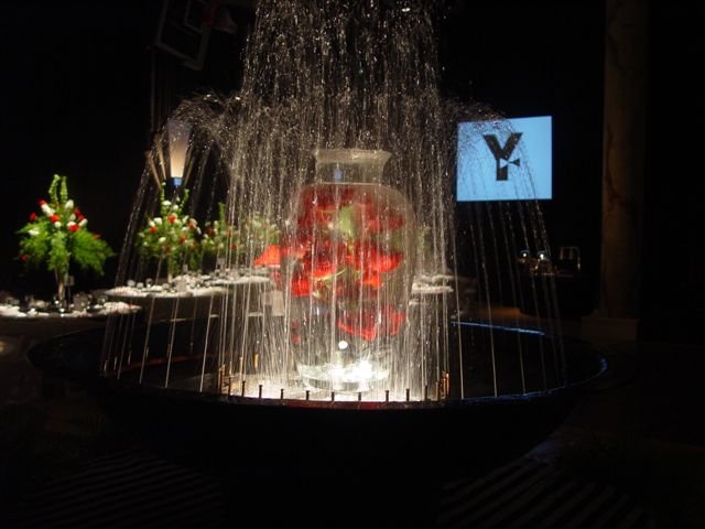 Digital water curtain with patterns